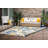 Willson Floral Reversible Flatweave Polypropylene Indoor / Outdoor Area Rug - Navy & Yellow-1949212116