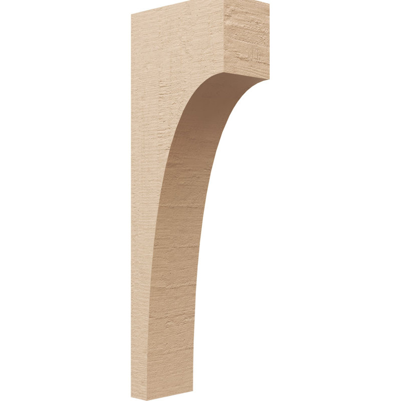 Bois de cèdre brut StockportThane Corbel, apprêté brun clair Stockport, H 24 po x l 4 po x P 8 po
