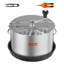 Coupe-feuilles Bud, coupe-herbe manuelle en acier inoxydable 16 pouces