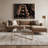 Desserts Chocolate cake Gray Canvas Wall Art-793168149