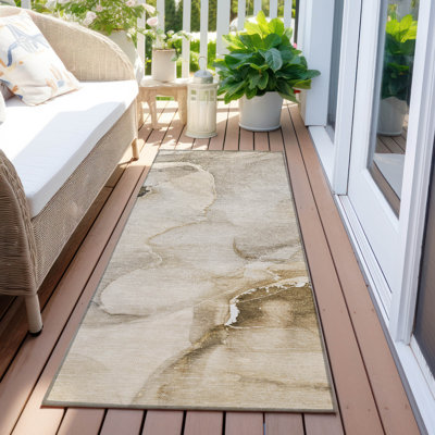 Altair Washable Abstract Indoor / Outdoor Rug
