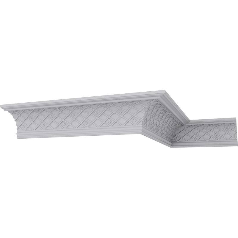Brightton 94.5" White Urethane Crown Moulding