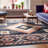 Lorelee Moroccan Southwestern Blue Beige Area Rug-48658830