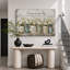 «Enjoy Every Day Daisy Mason Jar», œuvre d'art inspirante, images de salon, impression sur toile encadrée-134328312-134328308
