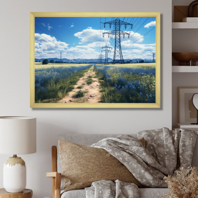 «Power Lines Electric Horizons II», reproduction sur toile