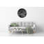 Jodh Glass Wall Clock