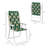 Outsunny Set Of 2 Patio Folding Chairs, Classic Outdoor Camping Chairs, Portable Lawn Chairs For Camping, Garden, Pool, Beach, Backyard W/ Armrests, Green-196192045