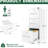 Vertical File Cabinet With 3 Drawers And Lock, A4/Legal Letter Organization, Office Must - Have, Cold Rolled Steel, Waterproof Surface, Simple Installation Essential, Quick Assembly-1582528683