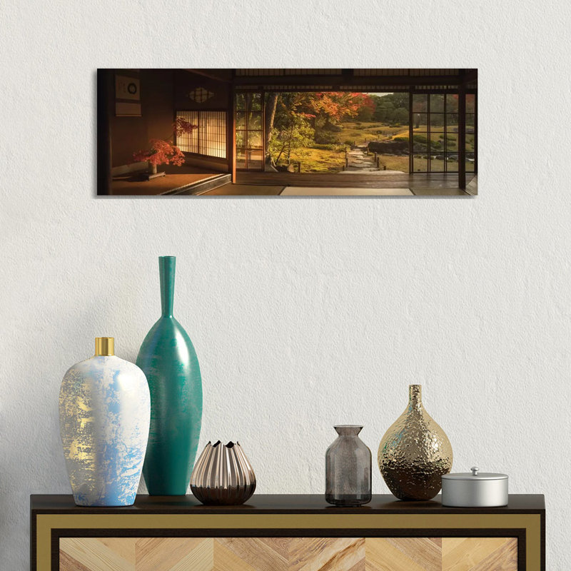 Autumn In Japan XVIII by Daniel Kordan - Panoramic Print on Canvas, Wrapped Canvas, 30.48 cm H x 91.44 cm W x 1.91 cm D