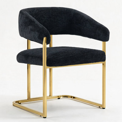 Chaise de salle à manger rembourrée avec cadre 22 po Modern