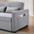Convertible Loveseat Sleeper Sofa Bed, 2 Seater Sofa With Pull-Out Bed Convertible Sofa-97686634