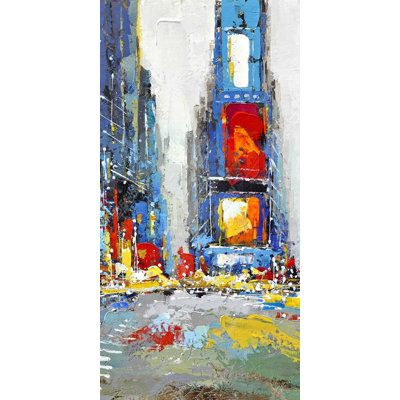 Abstract and colorful buildings - 15.75"x31.50" Desk mat