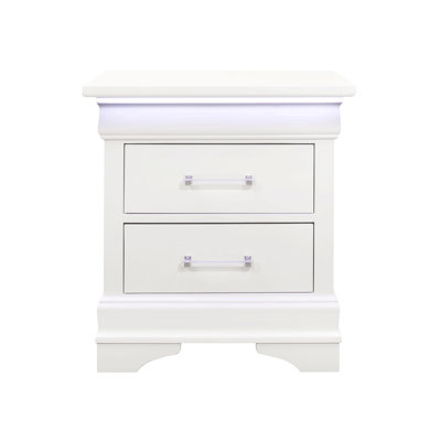 Table de chevet avec DEL pour chambre à coucher