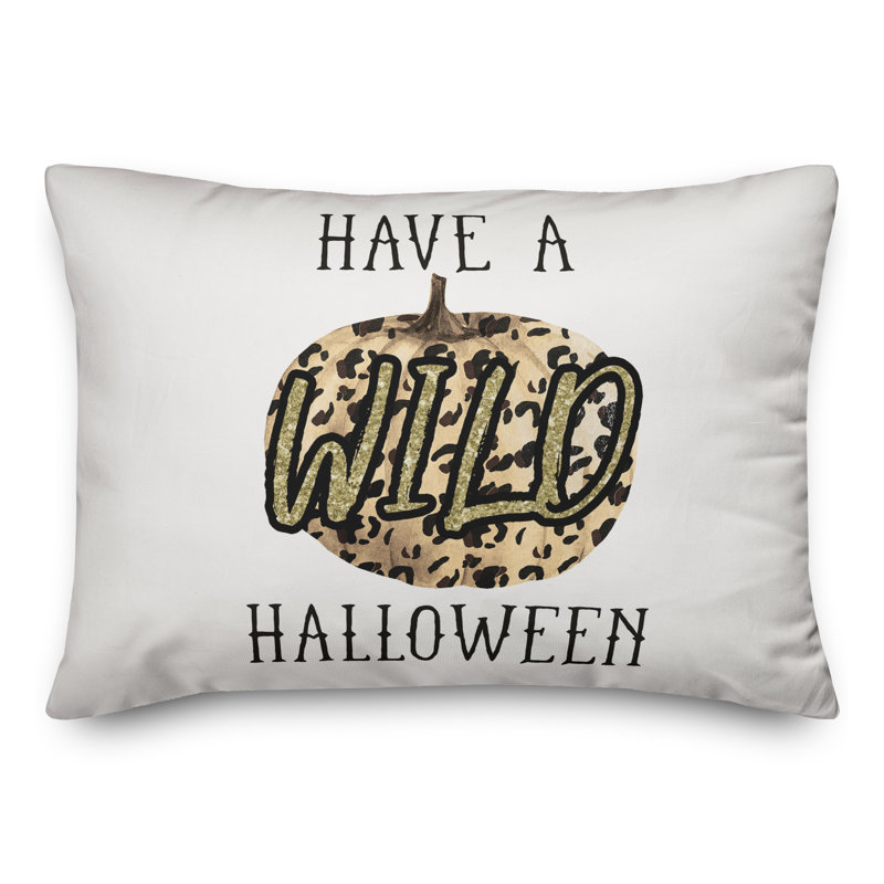  Wild Halloween Rectangular Pillow Cover & Insert