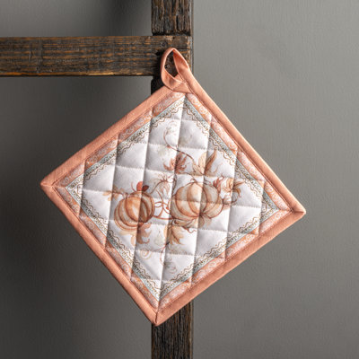 Maison D' Hermine Paisley Linen Potholder Set