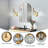 2-Pack Modern Glass Crystal Vanity Light - Vintage Bathroom Lighting Fixtures Over Mirror, Vanity Lights G9 Bulb (4.13 Inch)-594527000