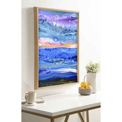 Art mural encadré "Tropical Tides" par Xizhou Xie