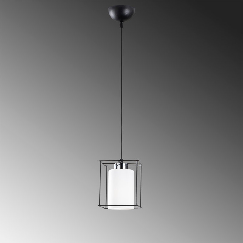 Luminaire suspendu géométrique à 1 lumière Hendren