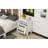 Charming Farmhouse Wooden Nightstand With Storage And Stylish Handles-1835089458