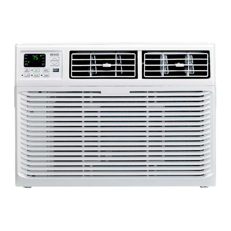 Climatiseur de fenêtre Bevoi 10 000 Btu Easycool avec télécommande 115 V en blanc