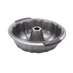 Anolon Advanced Bakeware Nonstick Fluted Cake Pan, 9.5 Inches Wide, 12-Cup Capacity, Gray