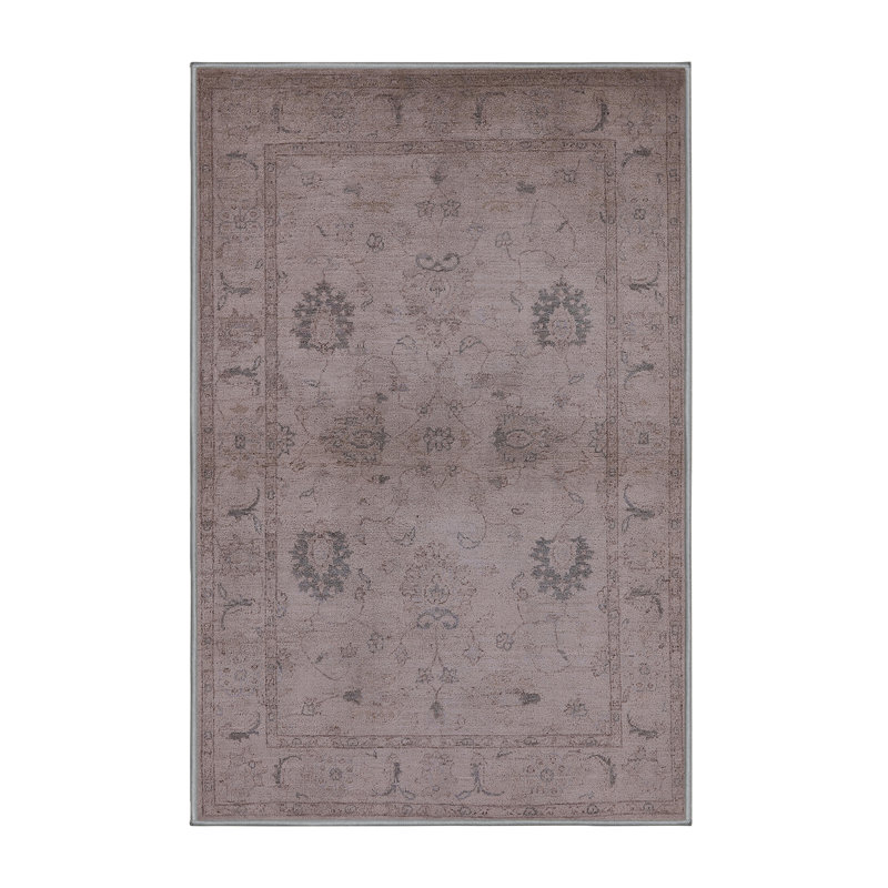 Tapis oriental gris Oren, Rectangle 7 pi x 9 pi