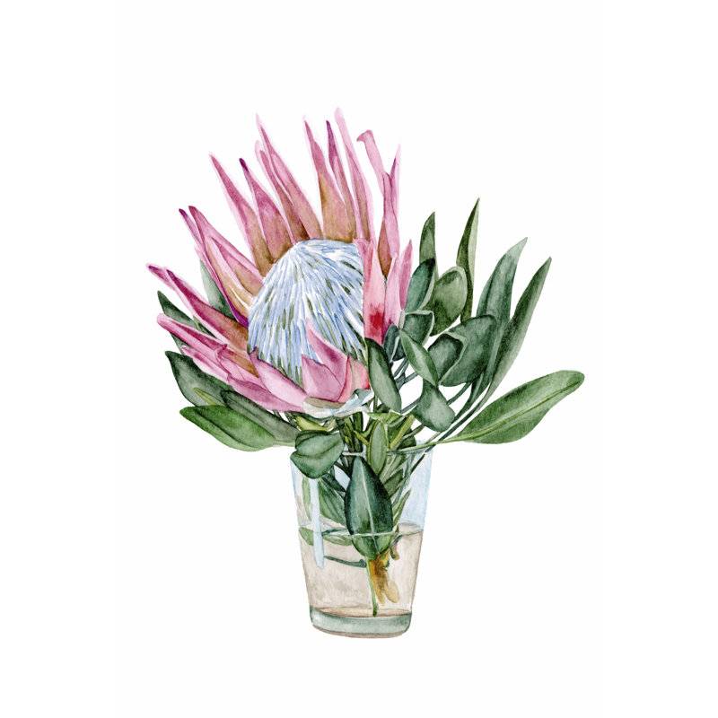 Awake Protea II, H 48 po x l 32 po