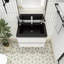 Meuble-lavabo simple 30 po avec plateau en résine Evona-1493823291