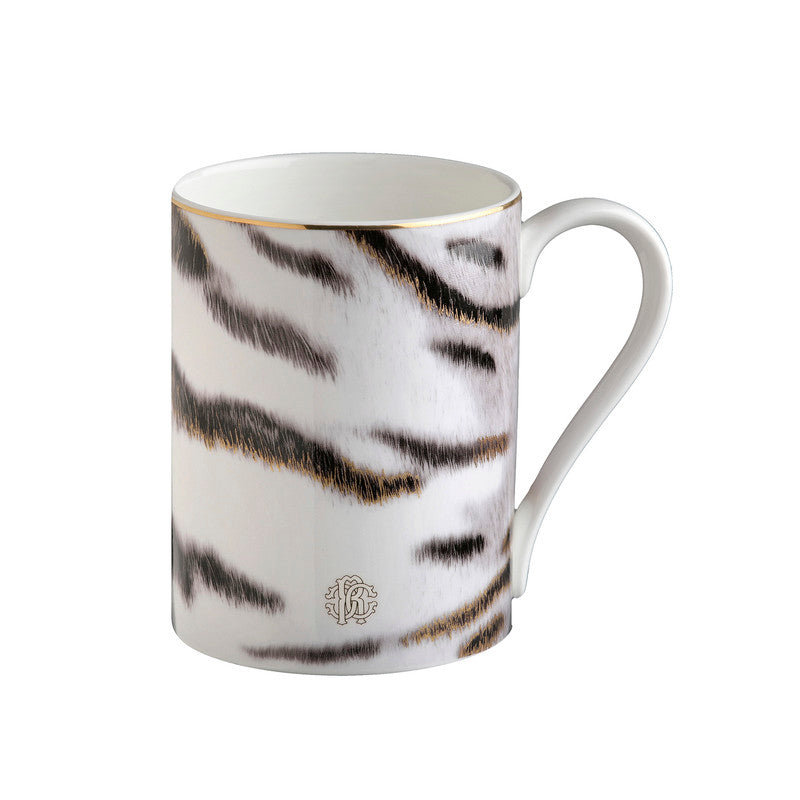 Mug Cup TIGER in Luxury Box diam. 2.5in, H 3.3in, cap. 12.5 oz