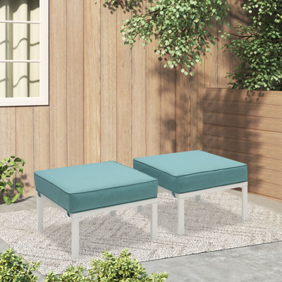 Repose-pieds d'extérieur avec coussin