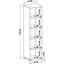 Berend 1 Door Manufactured Wood Wardrobe