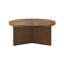 Table basse ronde au fini noyer moyen, 36 po de largeur, 16,5 po de hauteur, brun, assemblage requis pour l'installation de la table de finition, couleur brune, utilisation requise-767690400