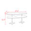 Console moderne et simple en bois massif.-1521799167