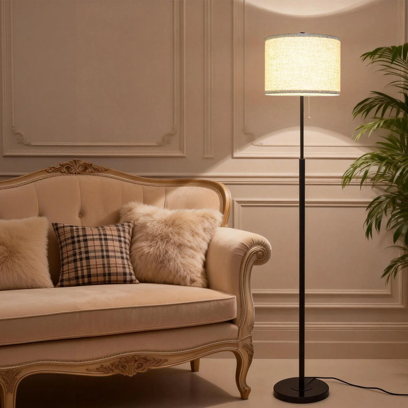 Lampe sur pied moderne pour salon, Black