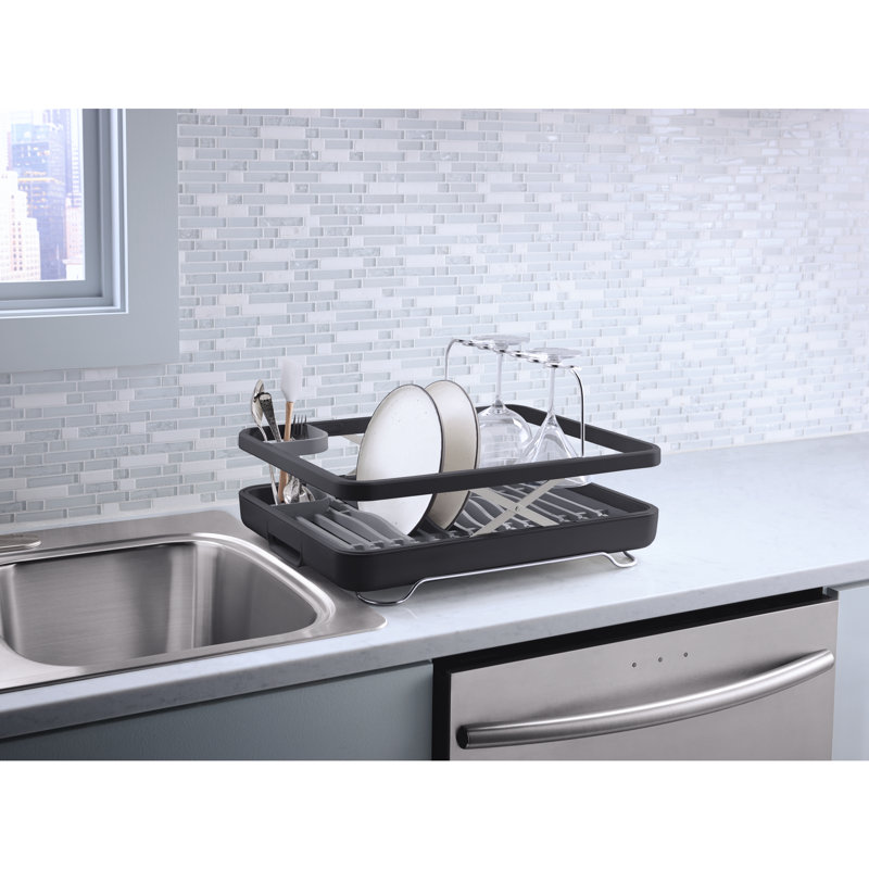 Égouttoir à vaisselle en acier inoxydable Bryant, Anthracite