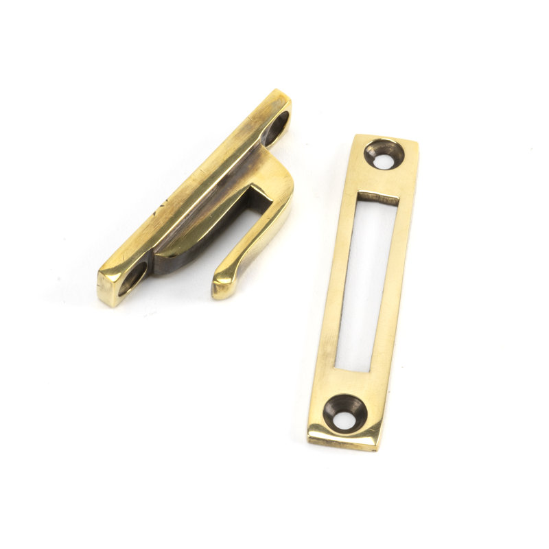 Locking Newbury Fastener, Aged Brass