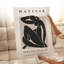 People and Portraits Matisse, reproduction d'art moderne sans cadre Mid-Century noir et beige-1481111187
