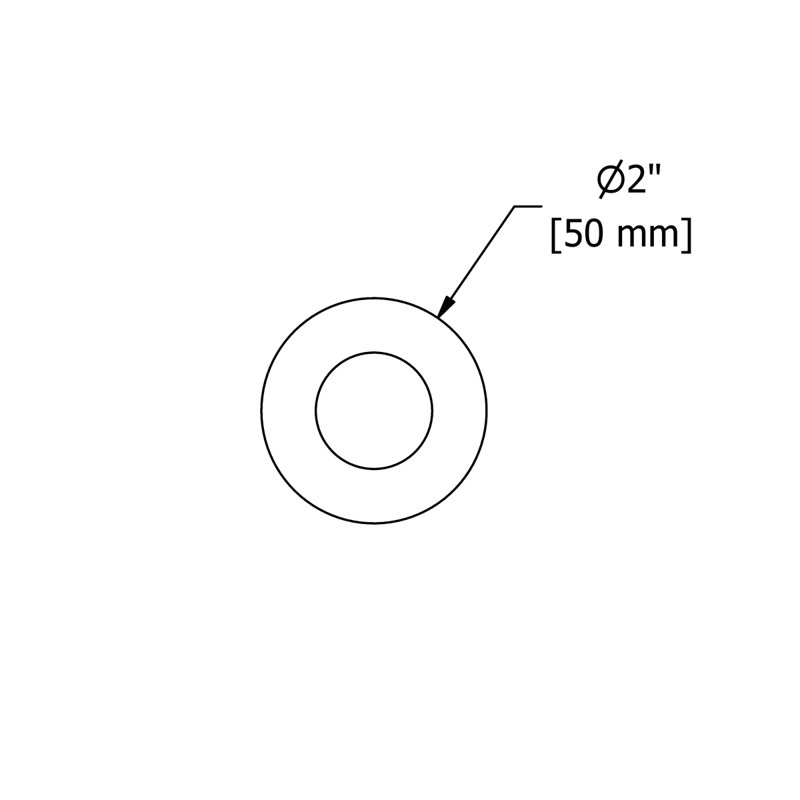 CS 1/2" Volume Control Trim, Brushed Nickel