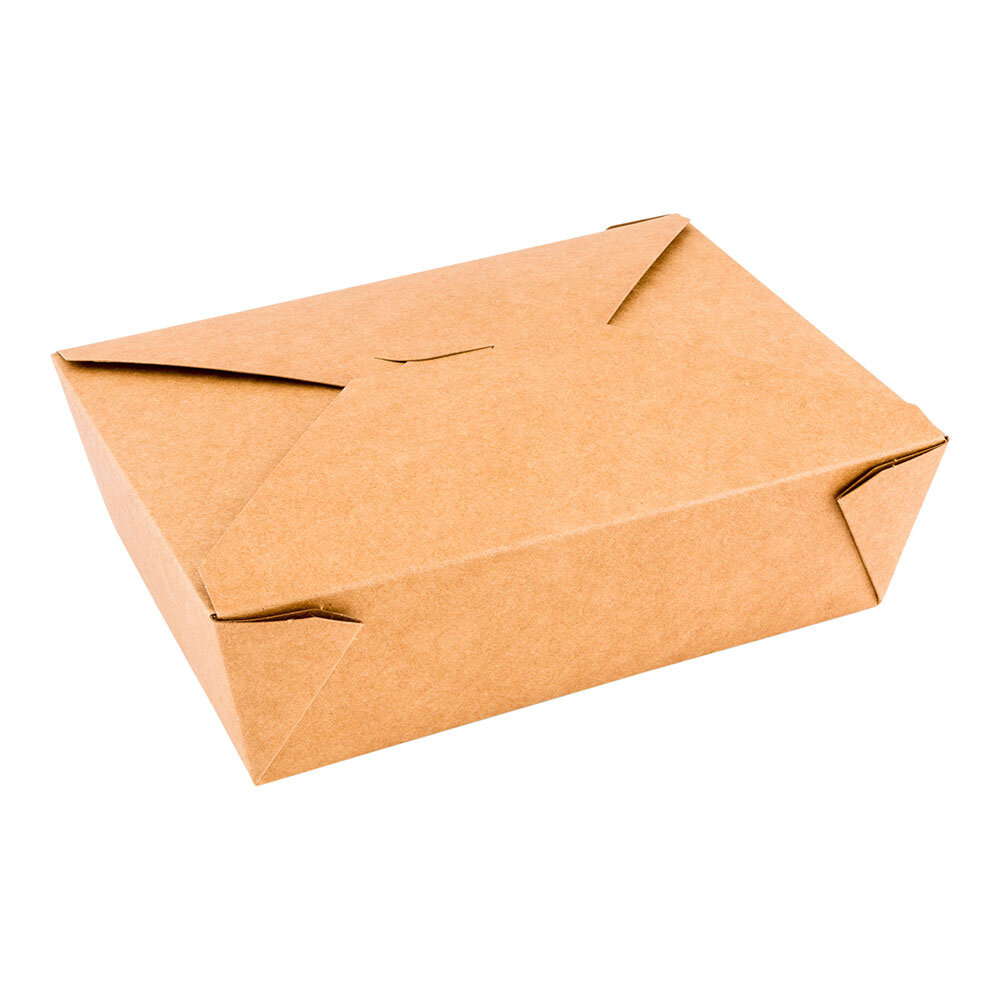 Bag Tek Kraft Paper French Fry / Snack Bag - 5 x 3 x 8 3/4 - 100 count  box