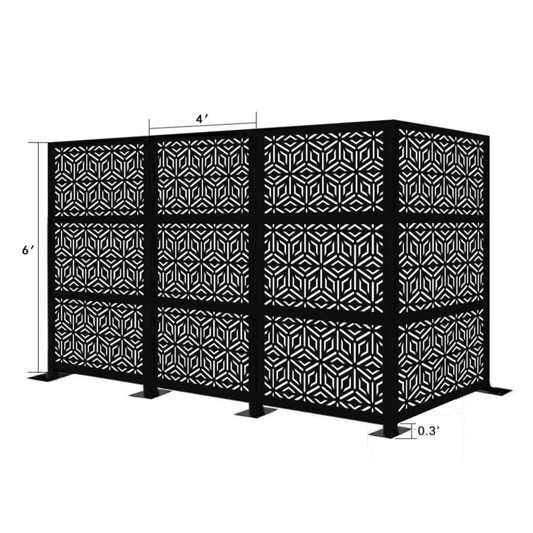 Dropship Metal Privacy Screens And Panels With Free Standing