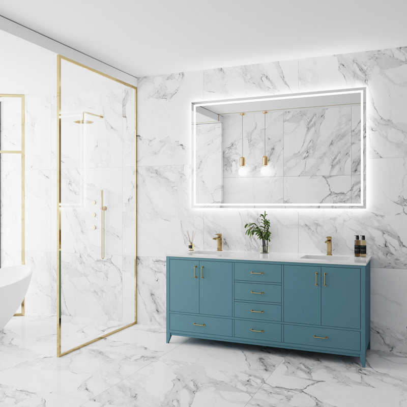 Meuble-lavabo double 72 po