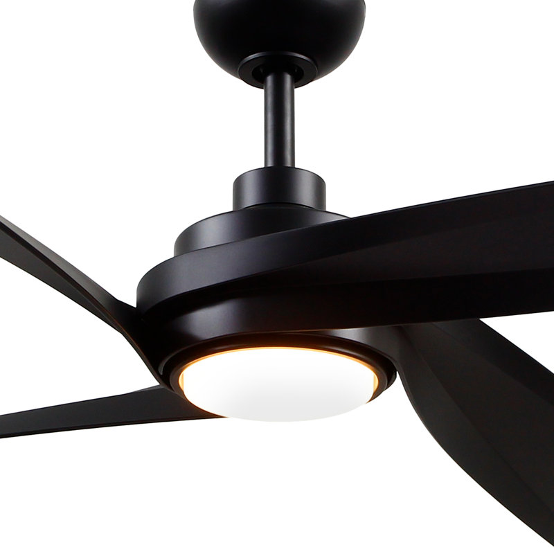 Horizon LED Ceiling Fan, Matte Black, Matte Black
