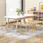 Chaise d'appoint en bois massif Lynel