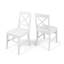 Chaise d'appoint en bois massif Gelacio-27468820