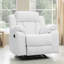 Fauteuil inclinable manuel standard berçant en similicuir de 38 po de largeur Mowery-1103813594