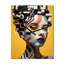 Modèle futuriste afro-américain - Très grande horloge murale-99634632