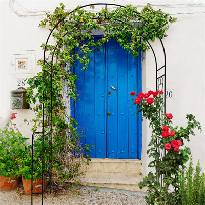 Arche de jardin en métal l 55 po x H 94,5 po