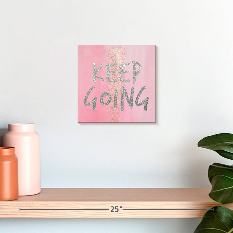 Tergel Keep Going III, H 10 po x l 10 po