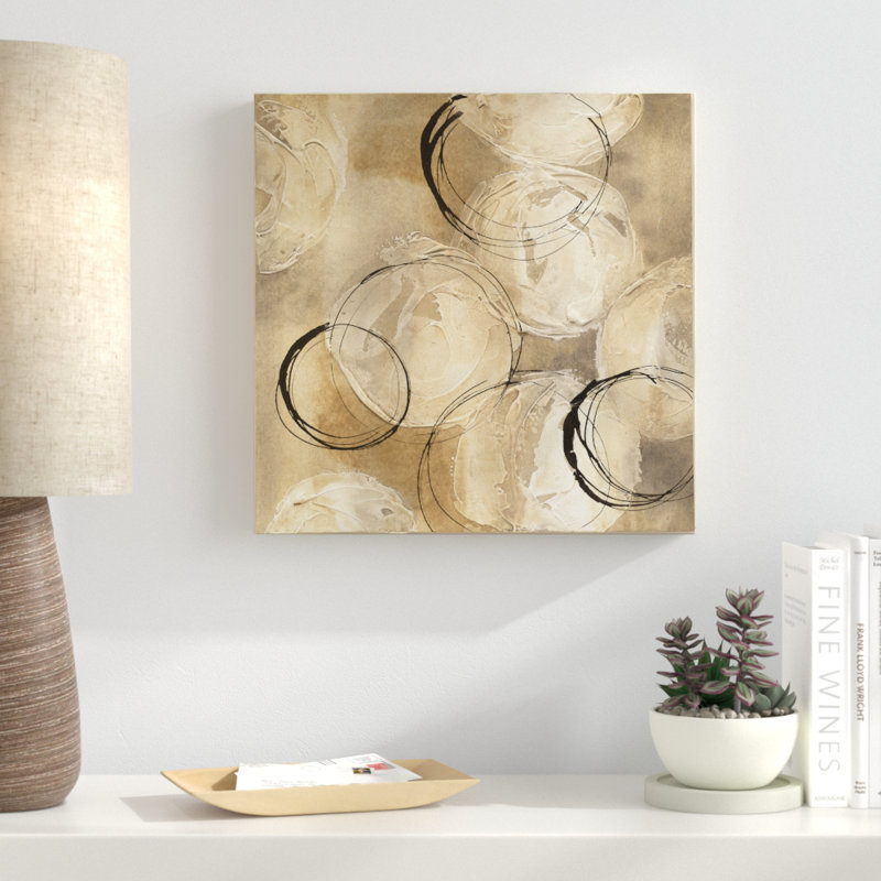 « circle », reproduction sur toile tendue, H 14 po x l 14 po x P 2 po