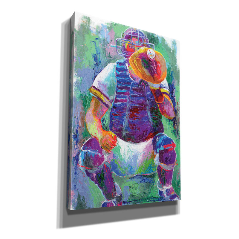 «Catcher» par Richard Wallich, H 26 po x l 18 po x P 0,75 po